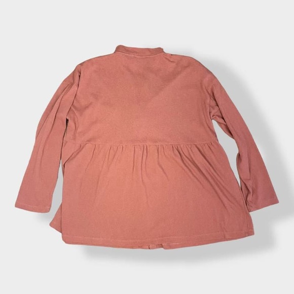 Hudson Gray Button Up Blouse in Rust Size M - Picture 3 of 8